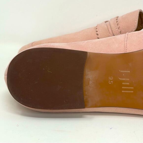Suede Ice Pink Penny Loafers NWOT - Picture 10 of 13